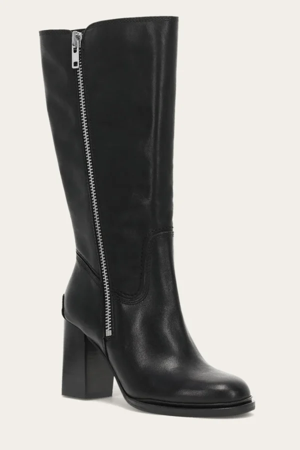 Frye Alex Heavy Zip Black Clearance
