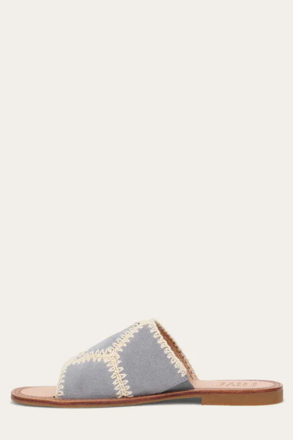 Frye Ava Crochet Slide Flash Sale