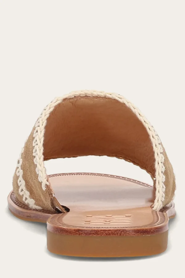 Frye Ava Crochet Slide Flash Sale