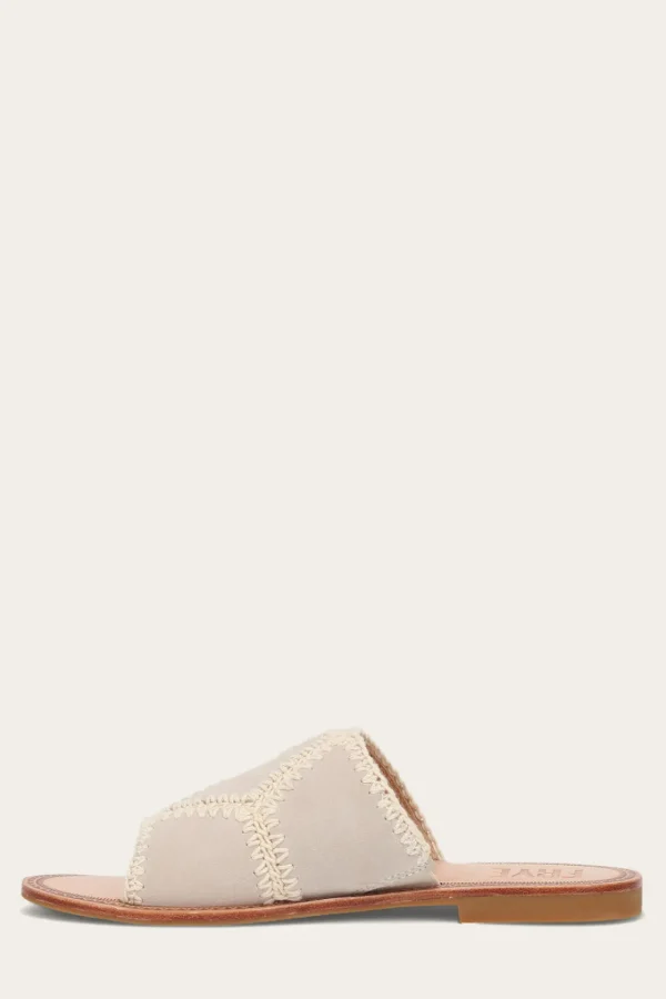 Frye Ava Crochet Slide Flash Sale