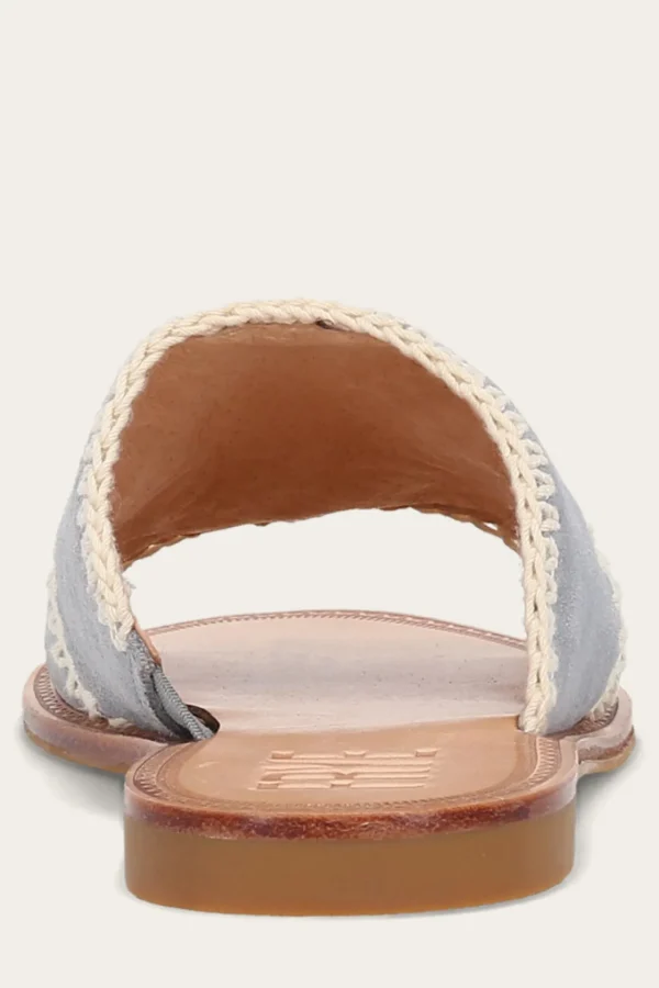 Frye Ava Crochet Slide Flash Sale