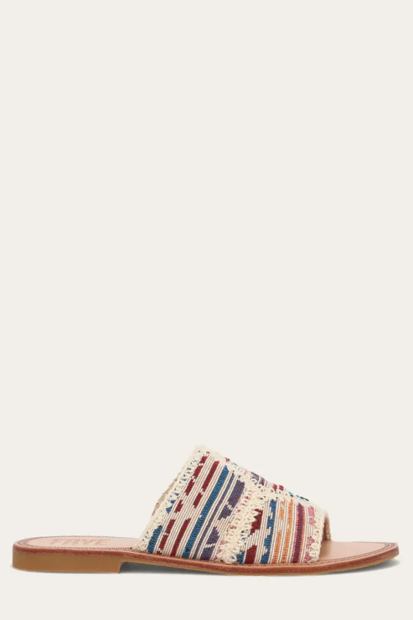 Frye Ava Crochet Slide Flash Sale