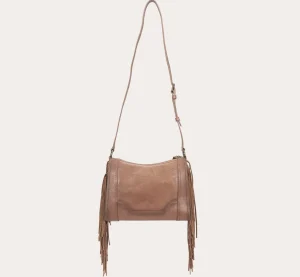 Frye Ava Fringe Crossbody Cognac Flash Sale