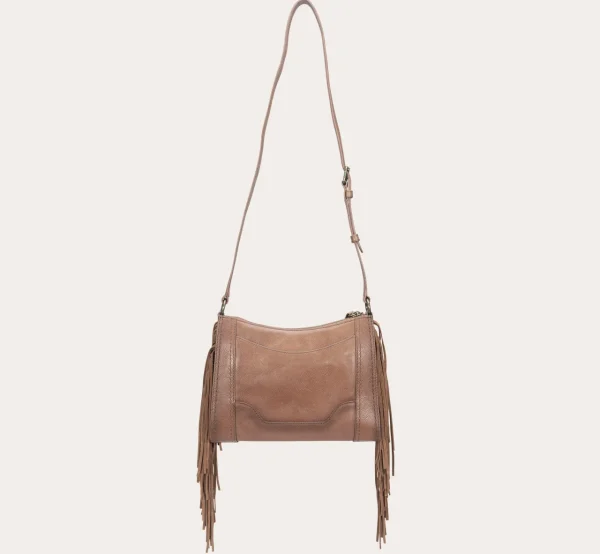Frye Ava Fringe Crossbody Cognac Flash Sale