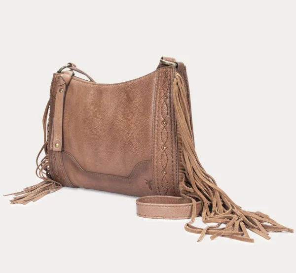 Frye Ava Fringe Crossbody Cognac Flash Sale