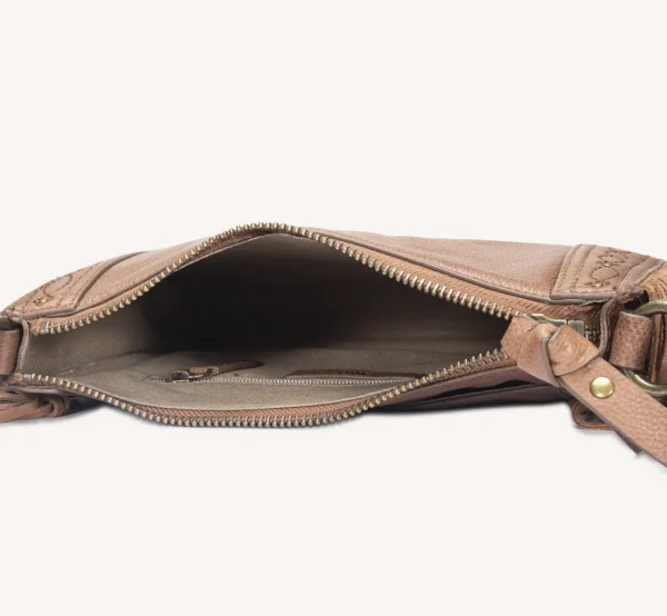 Frye Ava Fringe Crossbody Cognac Flash Sale