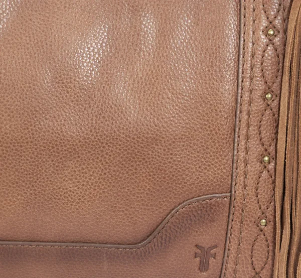 Frye Ava Fringe Crossbody Cognac Flash Sale