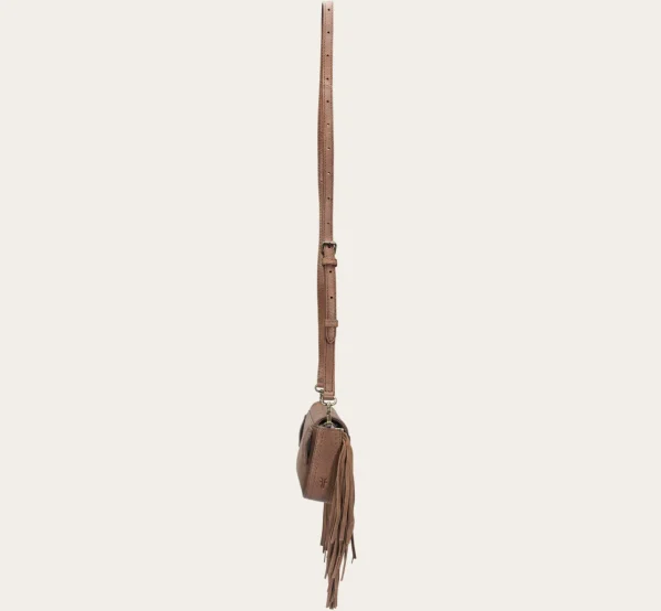 Frye Ava Raffia Convertible Belt Bag Cognac Hot