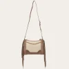 Frye Ava Raffia Crossbody Cognac Sale