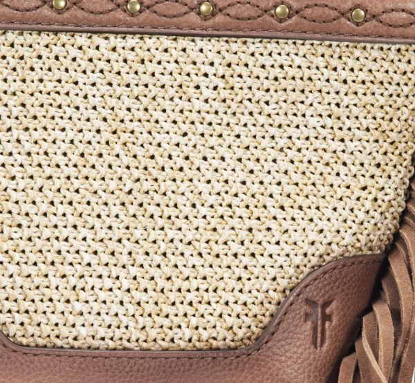 Frye Ava Raffia Mini Bucket Cognac Online