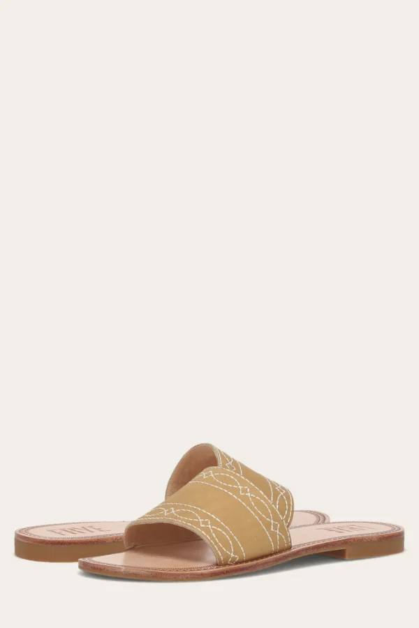 Frye Ava Woodstock Slide Outlet