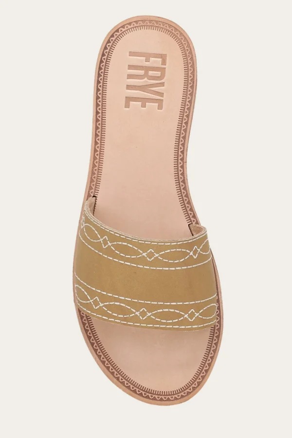 Frye Ava Woodstock Slide Outlet