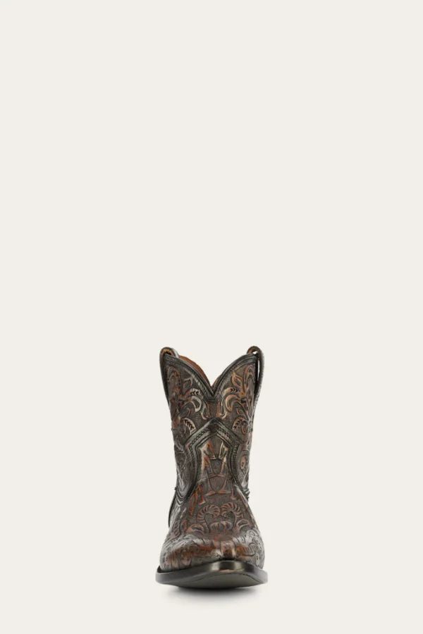 Frye Billy Short Tooled Black Fashion