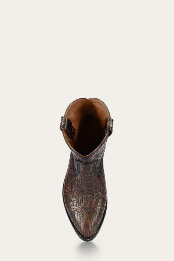 Frye Billy Short Tooled Black Fashion