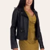 Frye Biker Jacket Black Flash Sale