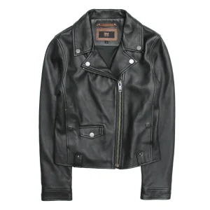 Frye Biker Jacket Black Flash Sale