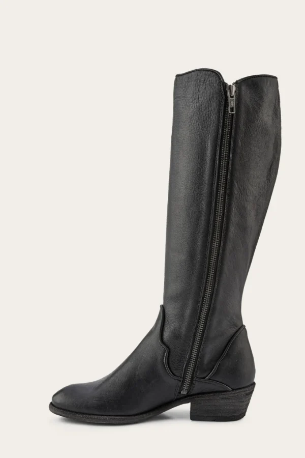 Frye Carson Piping Tall Wide Calf Cheap