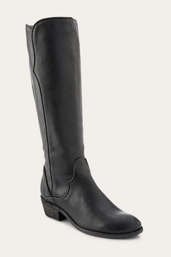 Frye Carson Piping Tall Wide Calf Cheap