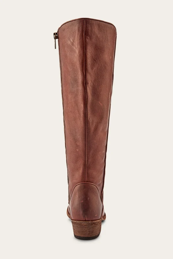 Frye Carson Piping Tall Wide Calf Cheap