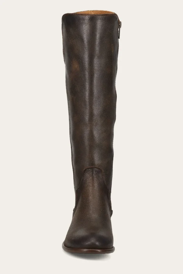 Frye Carson Piping Tall Wide Calf Cheap