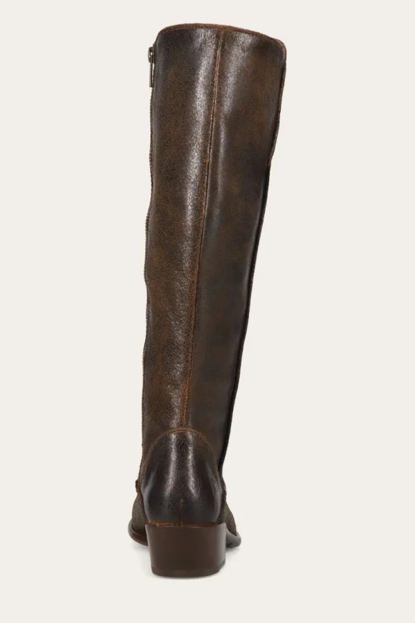 Frye Carson Piping Tall Wide Calf Cheap