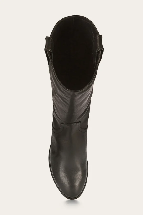 Frye Carson Pull On Wide Calf Black Flash Sale