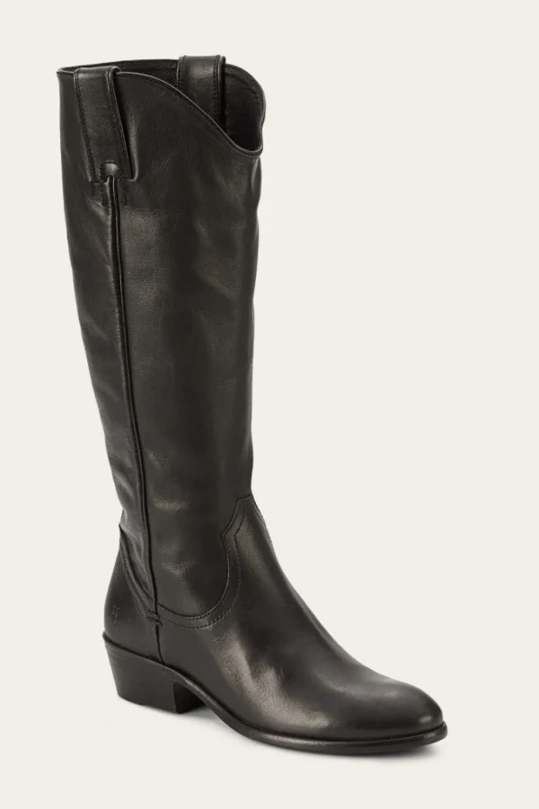 Frye Carson Pull On Wide Calf Black Flash Sale