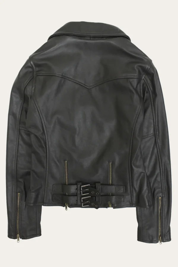 Frye Classic Biker Leather Jacket Cheap