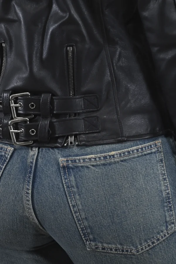 Frye Classic Biker Leather Jacket Cheap