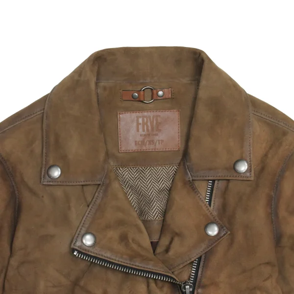 Frye Biker Jacket Dark taupe Sale