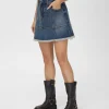Frye Denim Mini Skirt Mustang Wash Best Sale