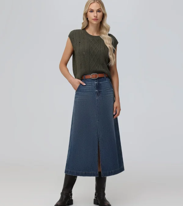 Frye Distressed Cable Sweater Vest Outlet