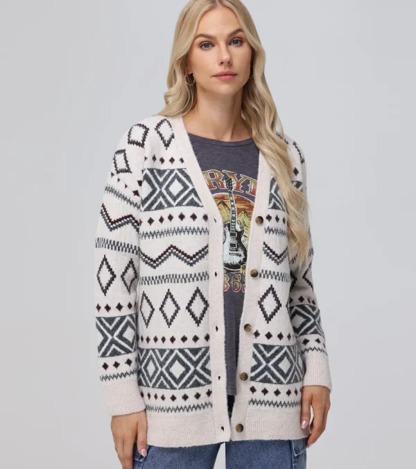 Frye Fairisle Boyfriend Cardigan Best