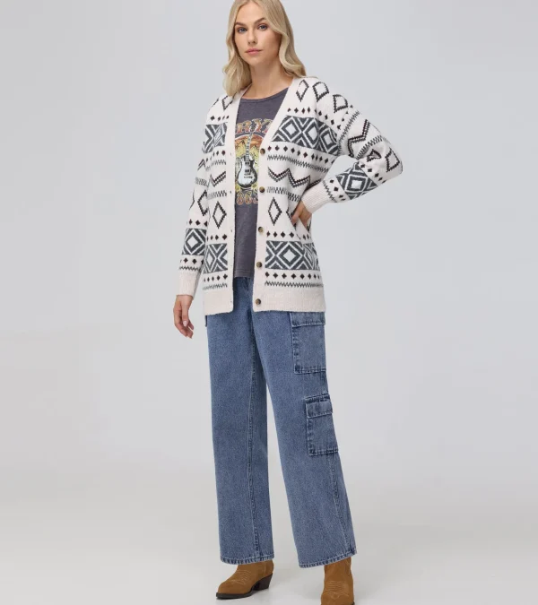 Frye Fairisle Boyfriend Cardigan Best