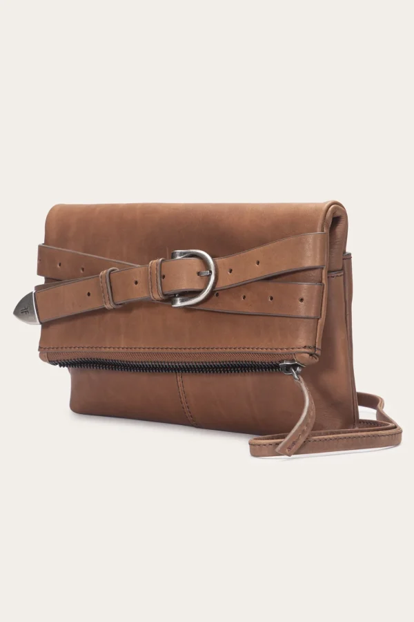 Frye Jean Crossbody Clutch Cognac Shop