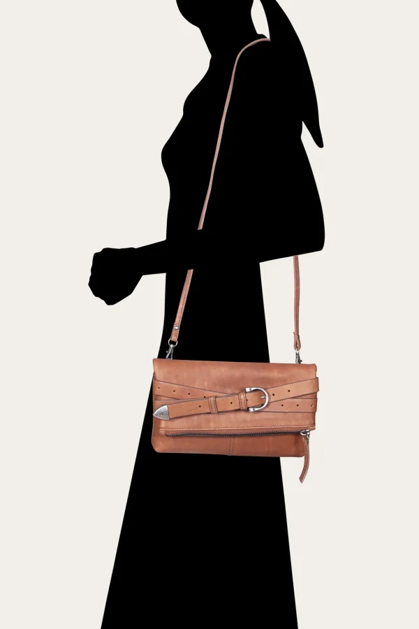 Frye Jean Crossbody Clutch Cognac Shop