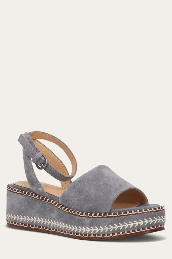 Frye Joy Ankle Strap Platform Sandal New