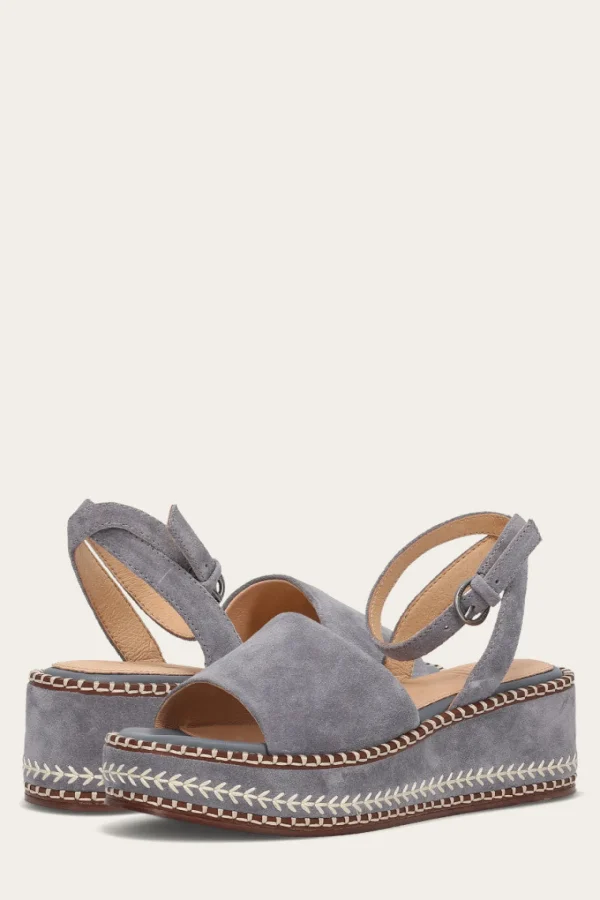 Frye Joy Ankle Strap Platform Sandal New