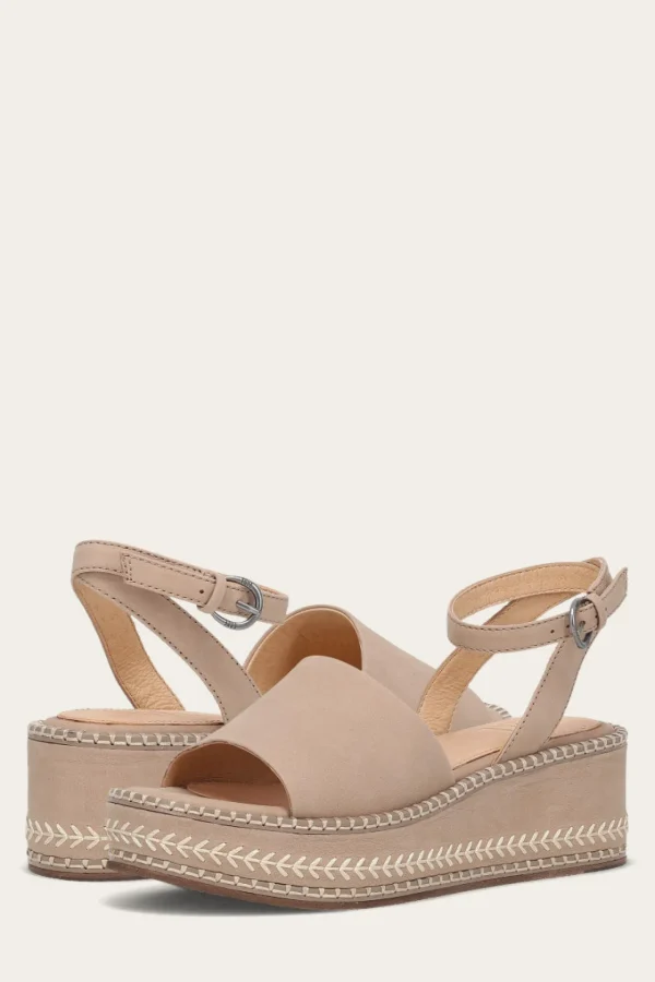 Frye Joy Ankle Strap Platform Sandal New