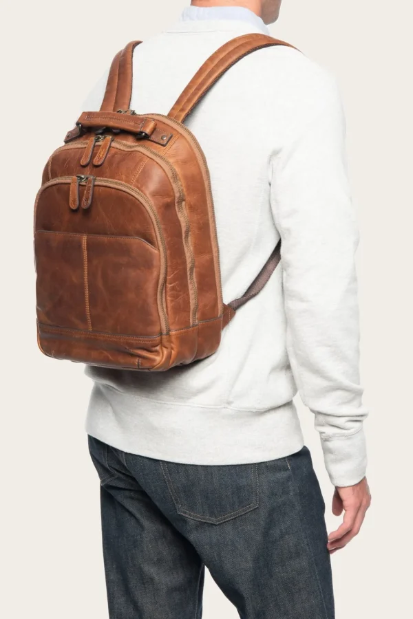 Frye Logan Multi Zip Backpack Clearance