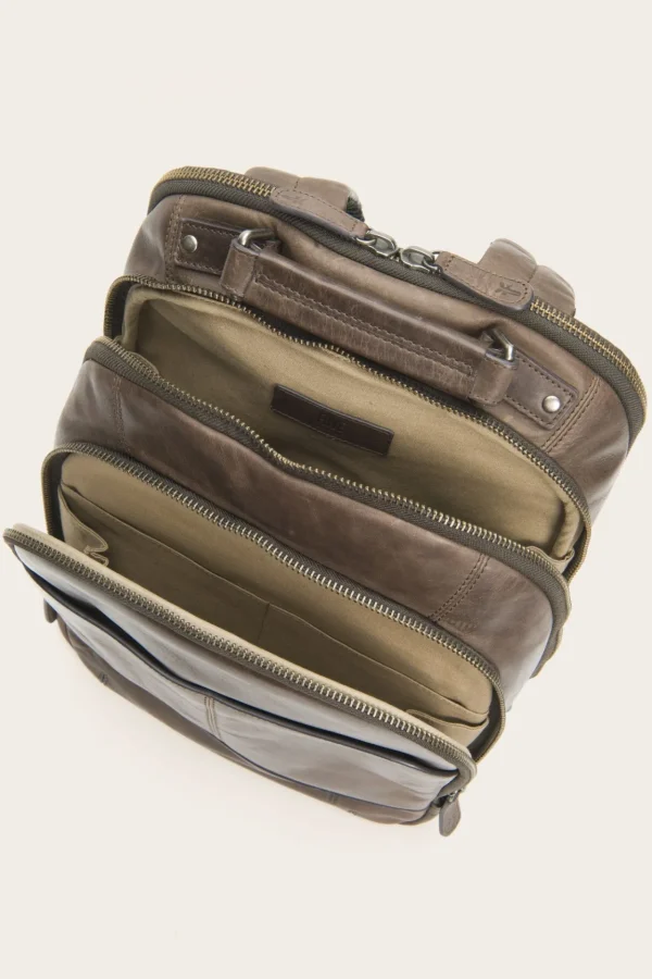 Frye Logan Multi Zip Backpack Clearance