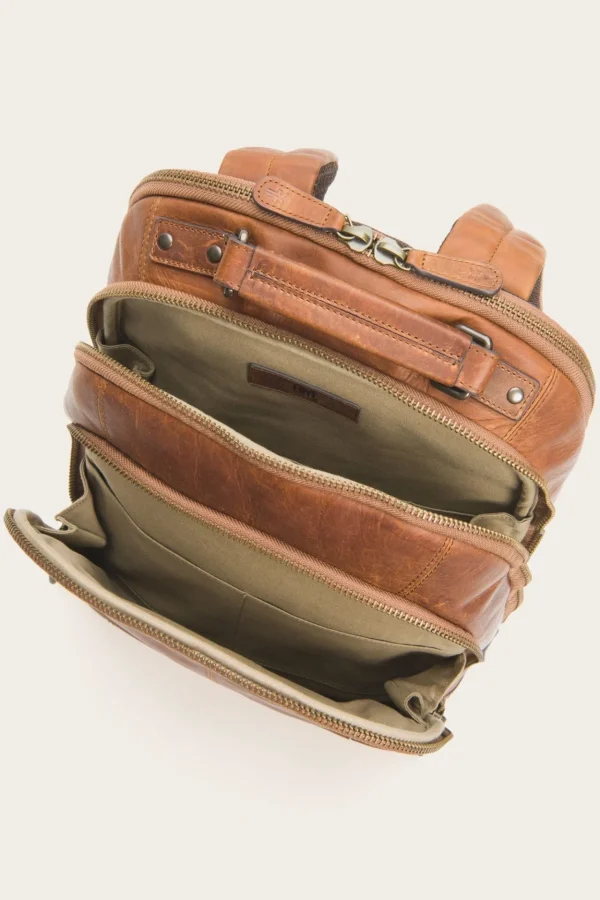 Frye Logan Multi Zip Backpack Clearance