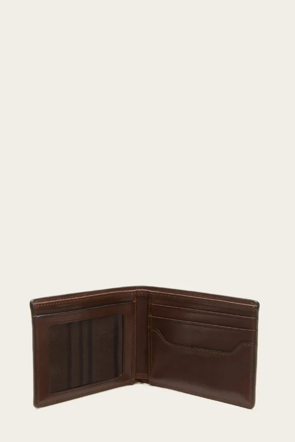 Frye Logan Slim Id Billfold Dark Brown Discount