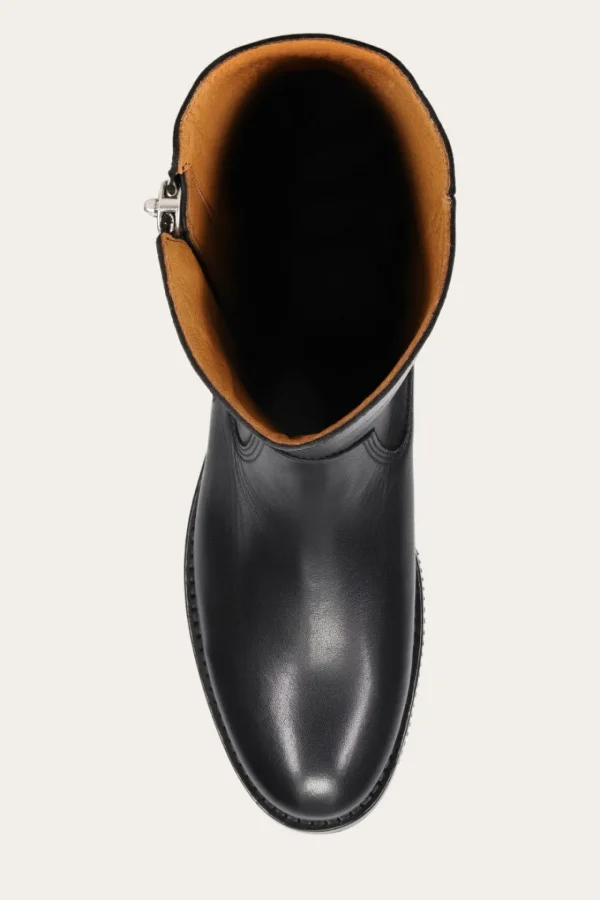 Frye Madison Heavy Zip Tall Black New
