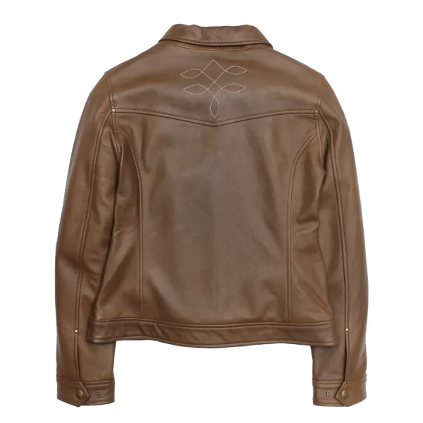 Frye Trucker Jacket Medium Brown Outlet