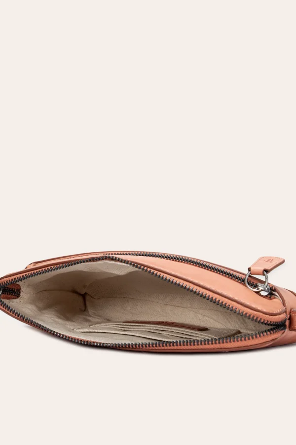 Frye Melissa Crossbody Wristlet APRICOT New