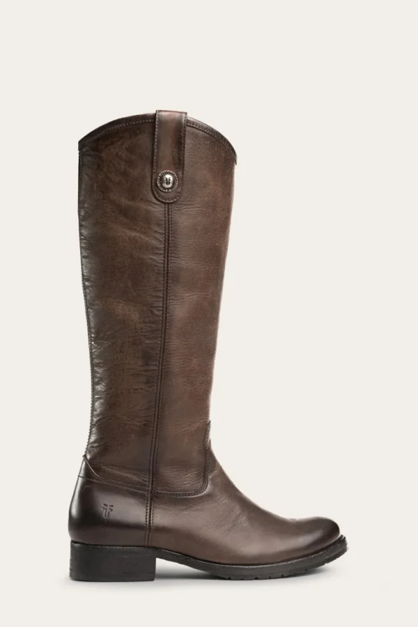 Frye Melissa Button Lug Tall New