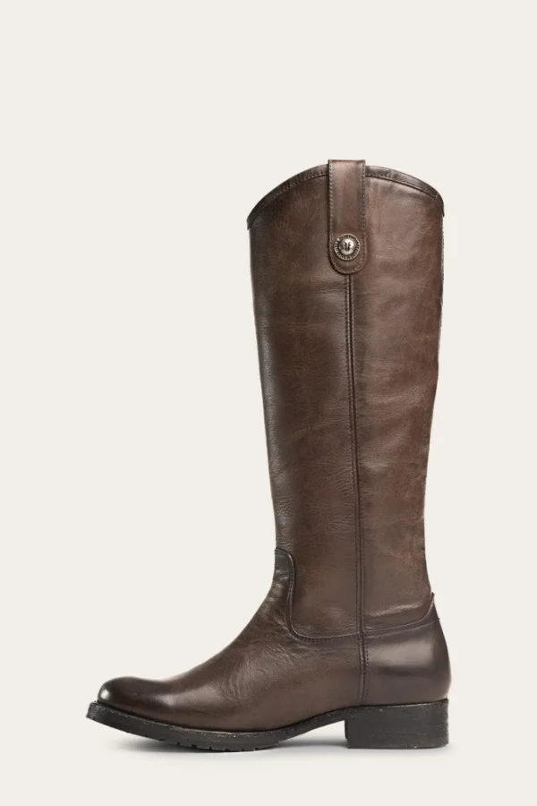 Frye Melissa Button Lug Tall New