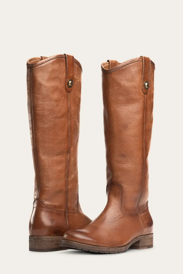 Frye Melissa Button Lug Tall New