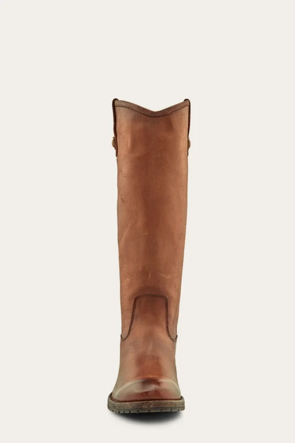 Frye Melissa Button Lug Tall New